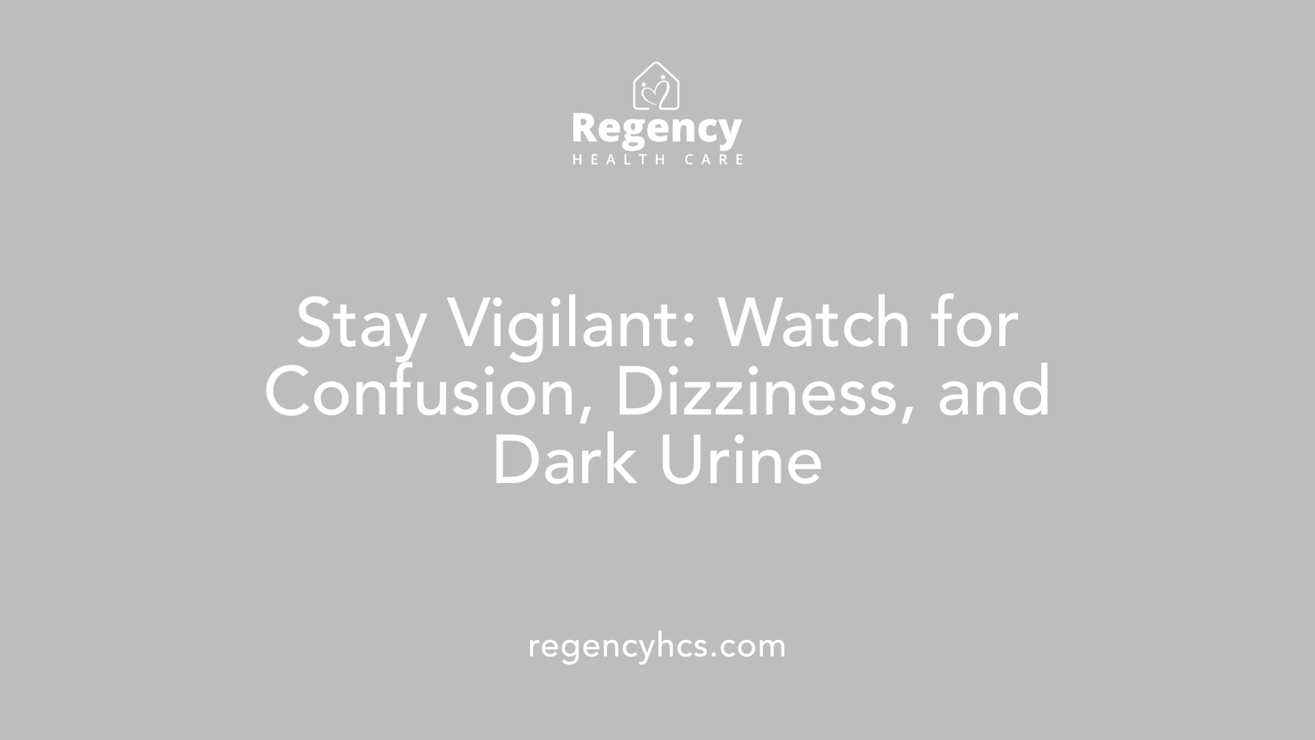 Stay Vigilant: Watch for Confusion, Dizziness, and Dark Urine