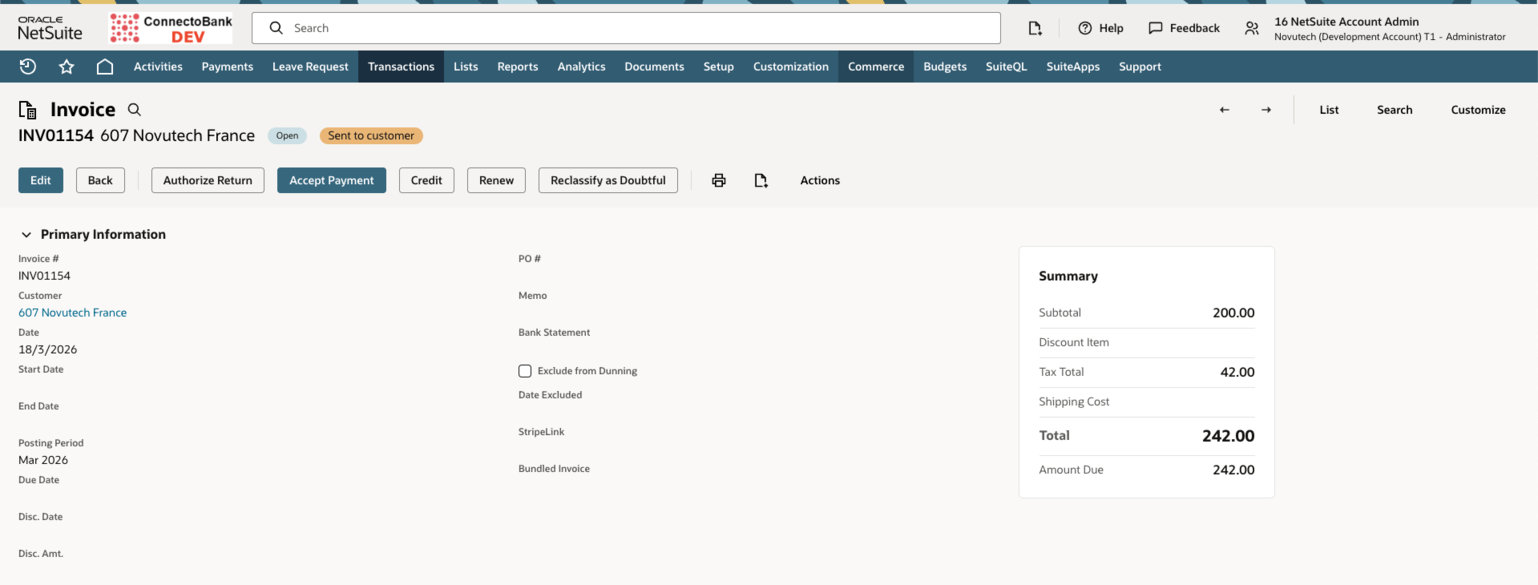 e-invoicing netsuite invopop