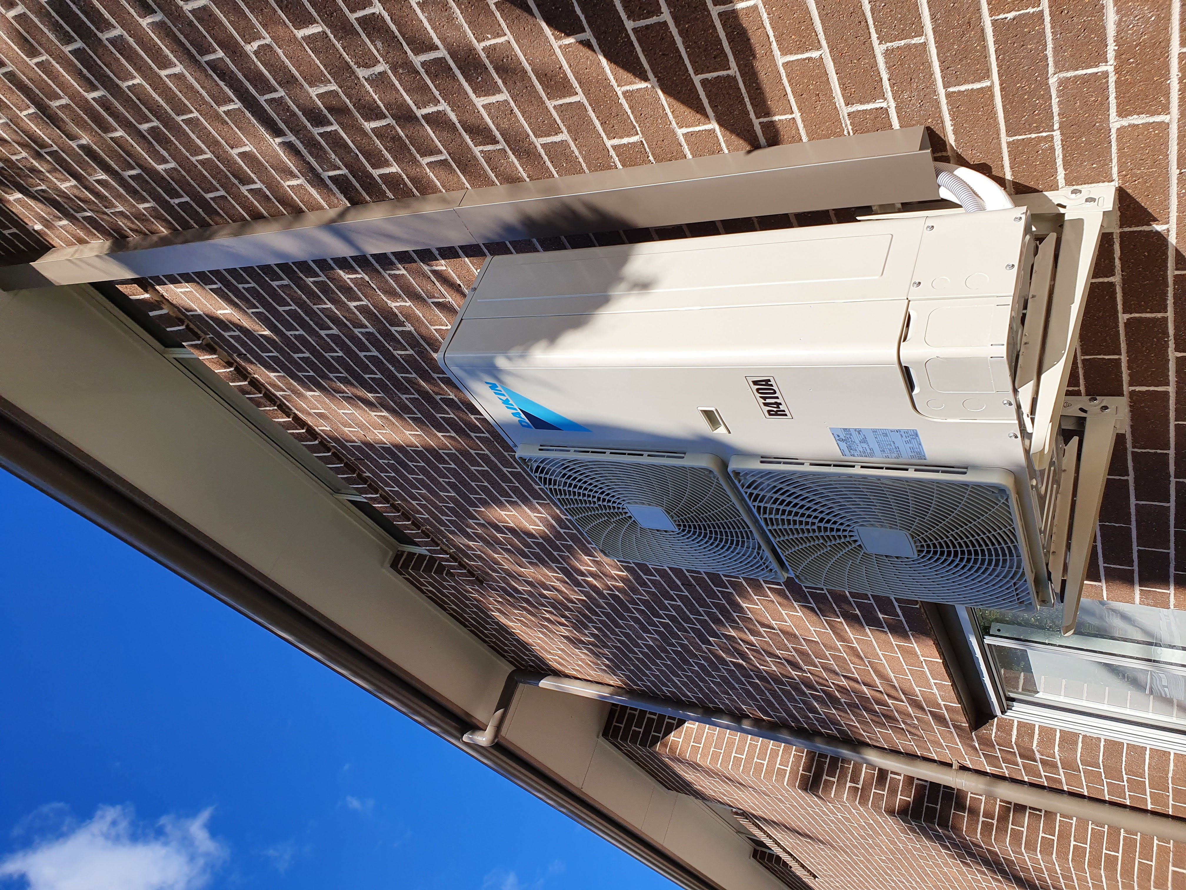 The external unit of a split system air conditioning system in Sydney.