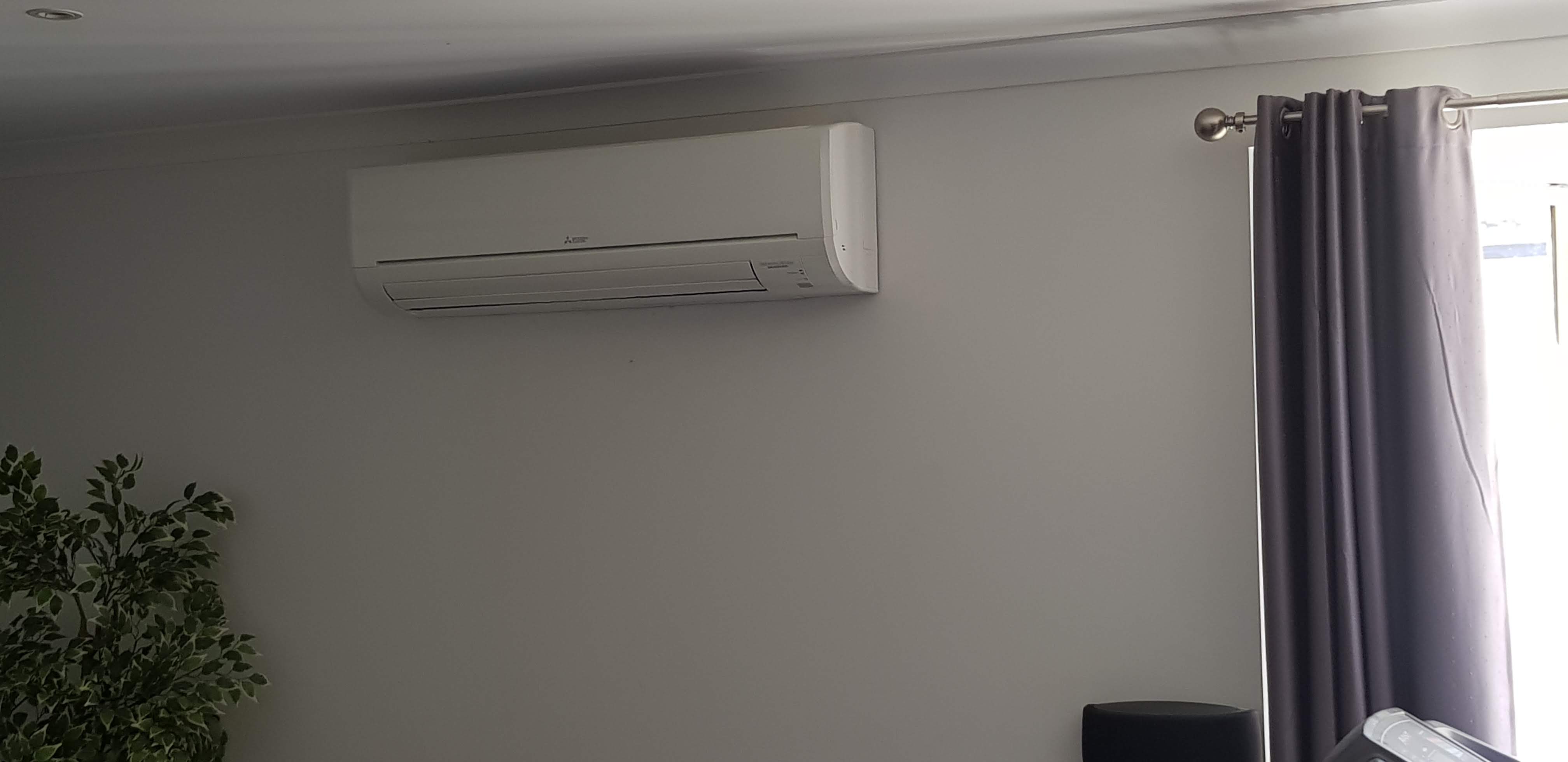 The external unit of a recently installed split system air conditioning system in Sydney.