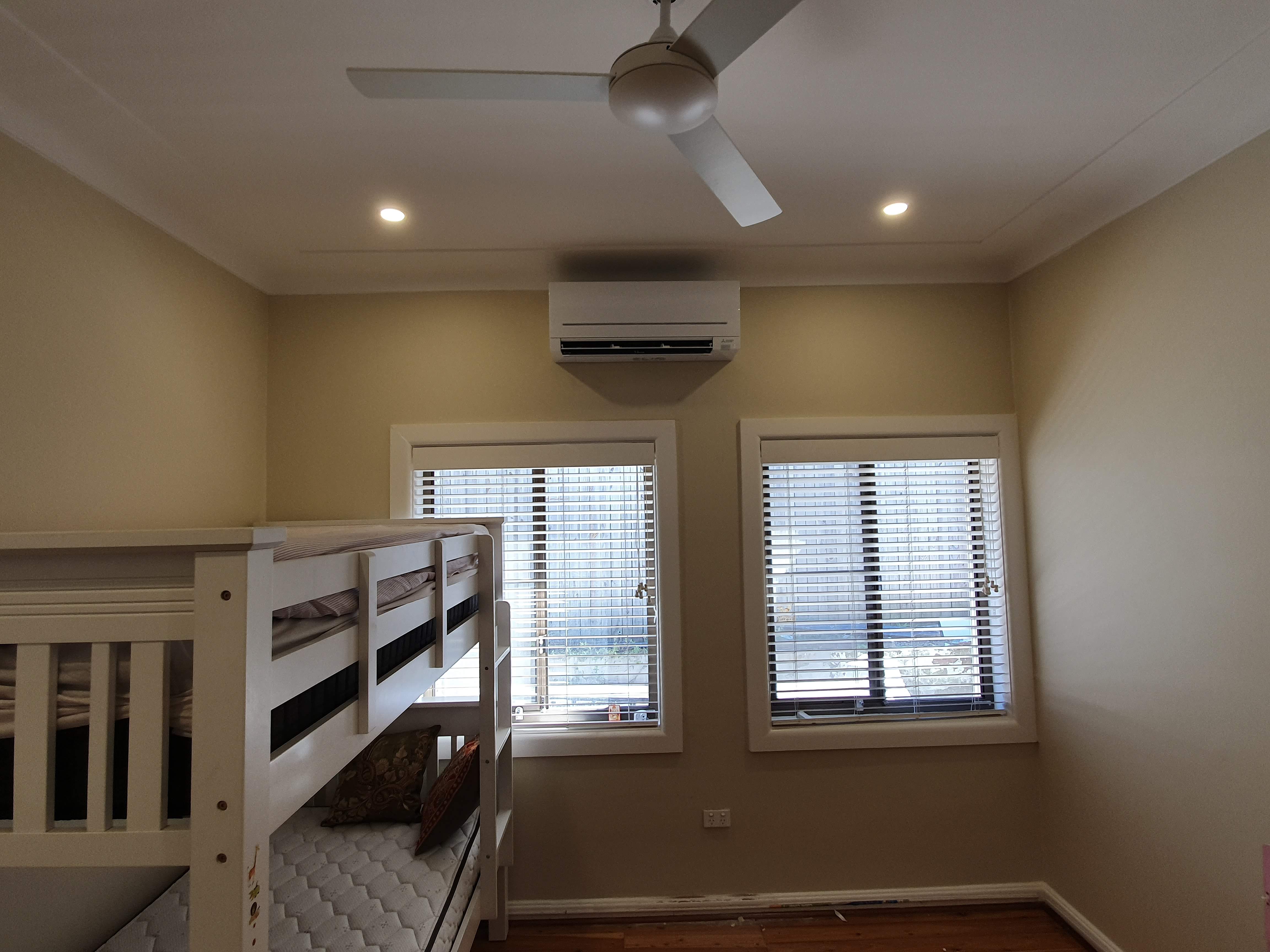 The external unit of a split system air conditioning system in Sydney.