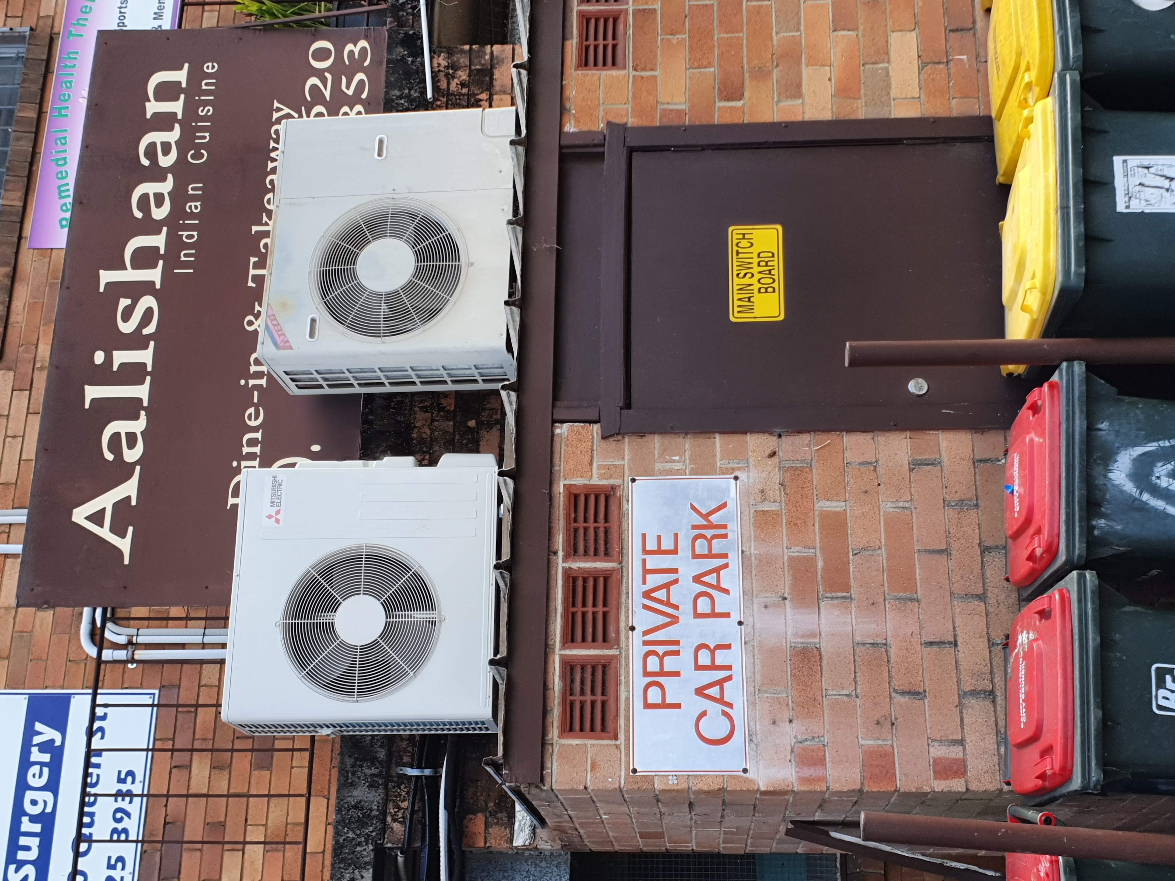 The external unit of a split system air conditioning system in Sydney.