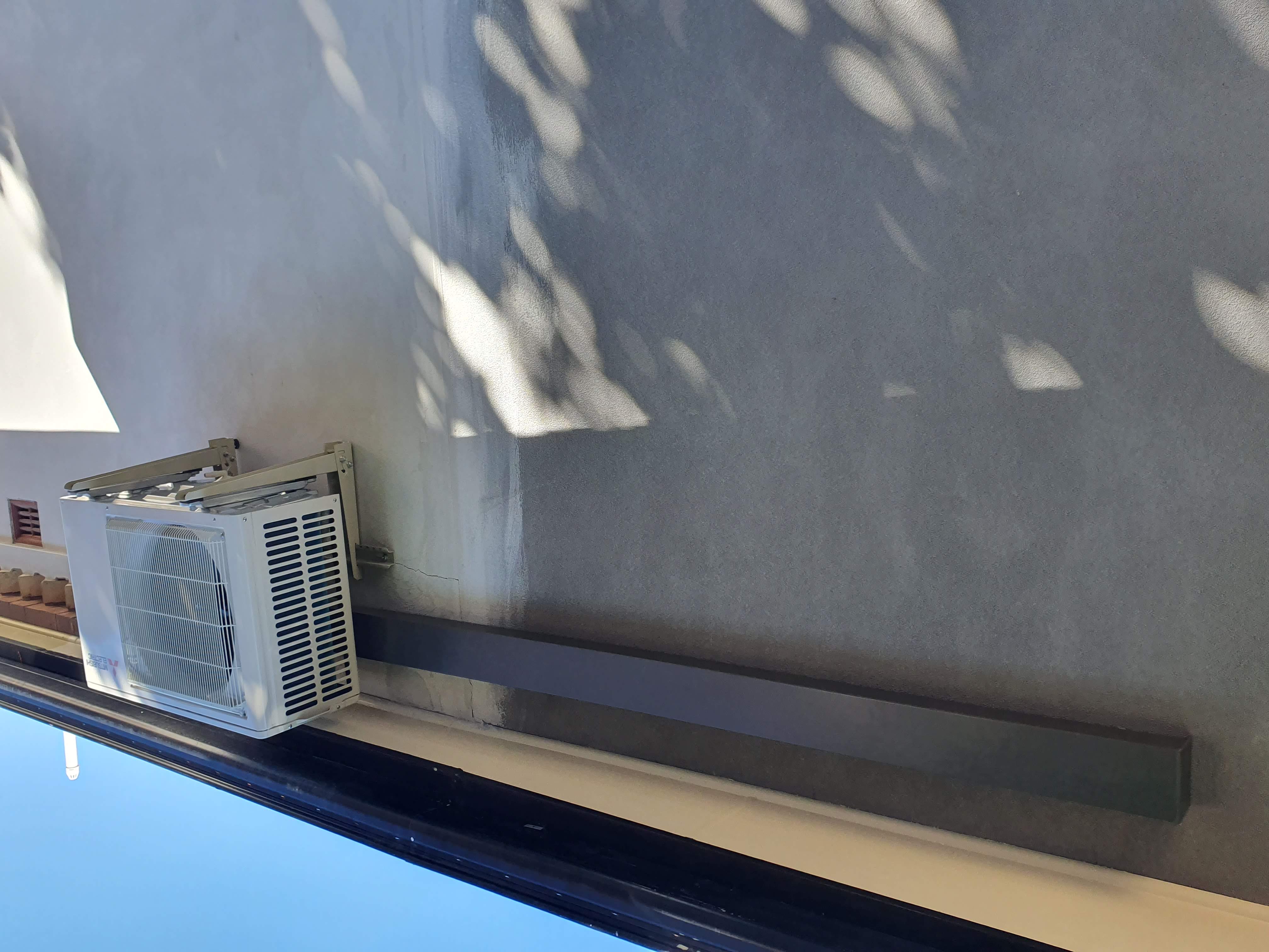 The external unit of a split system air conditioning system in Sydney.