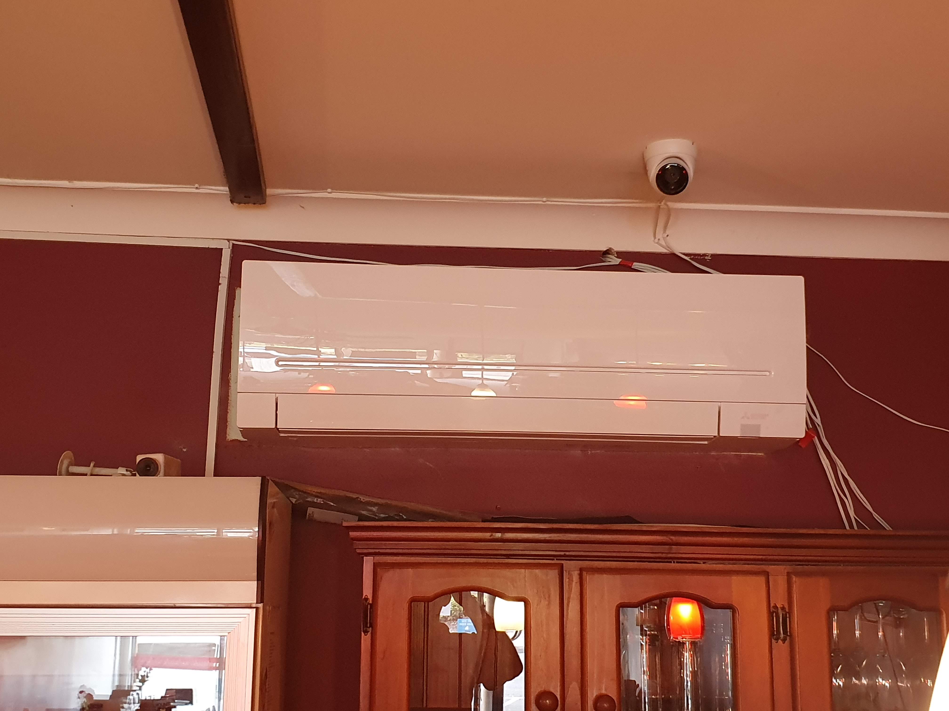 The external unit of a split system air conditioning system in Sydney.