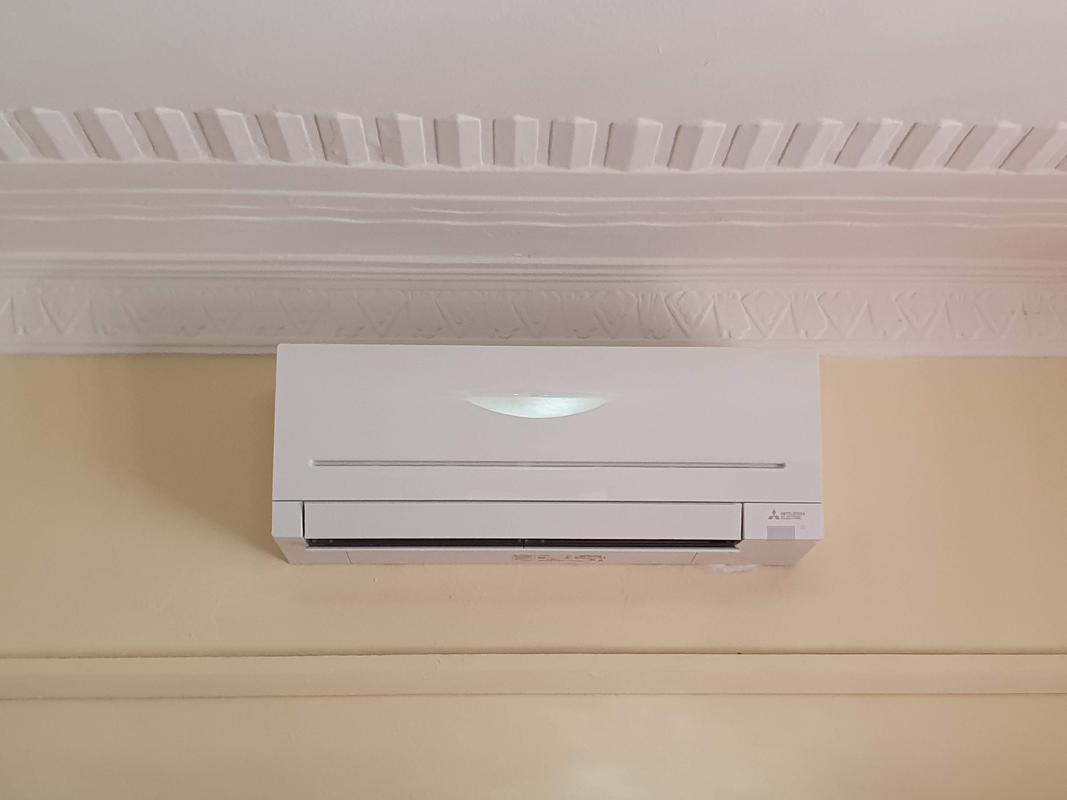 The external unit of a split system air conditioning system in Sydney.