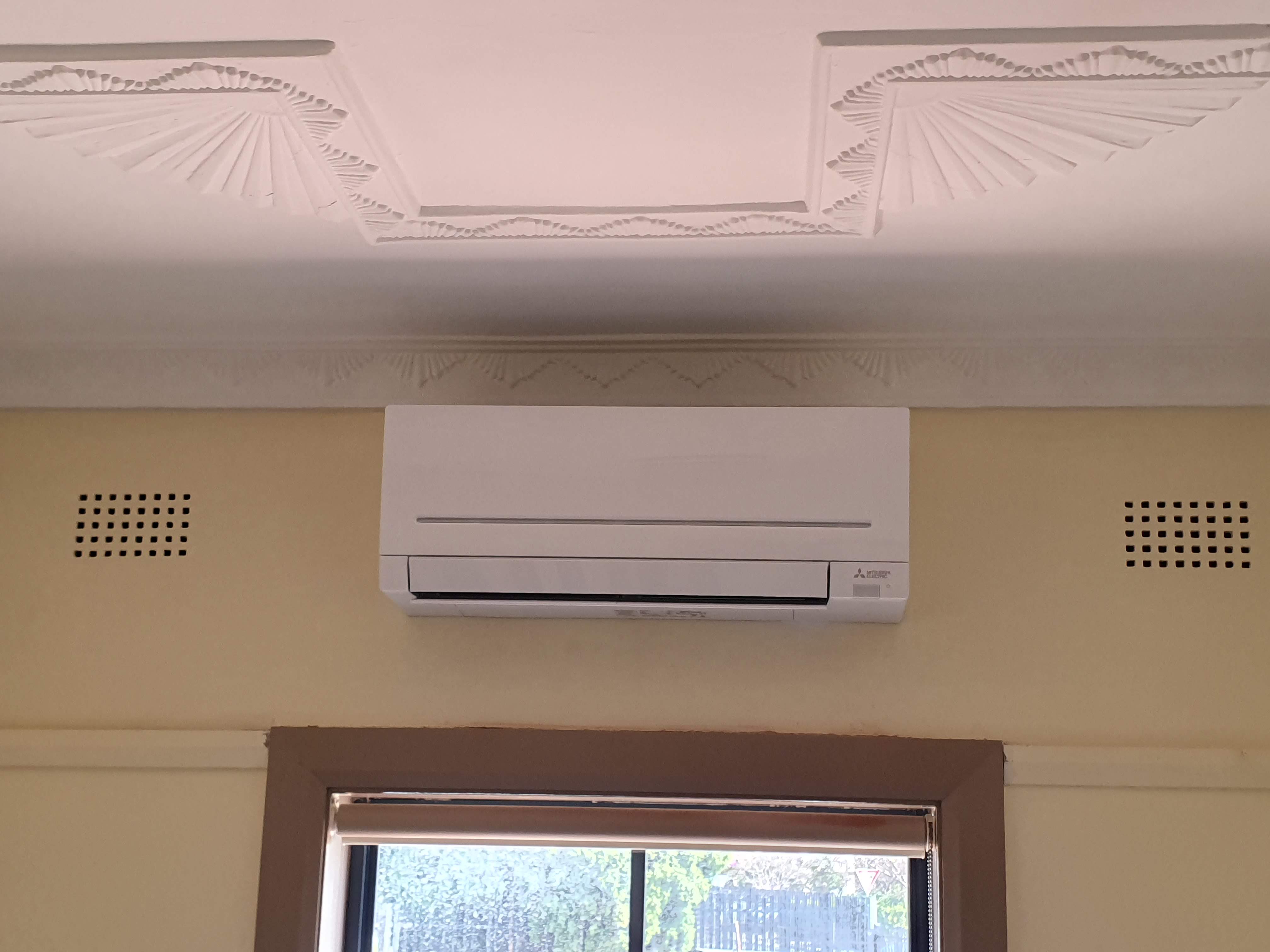 The external unit of a split system air conditioning system in Sydney.