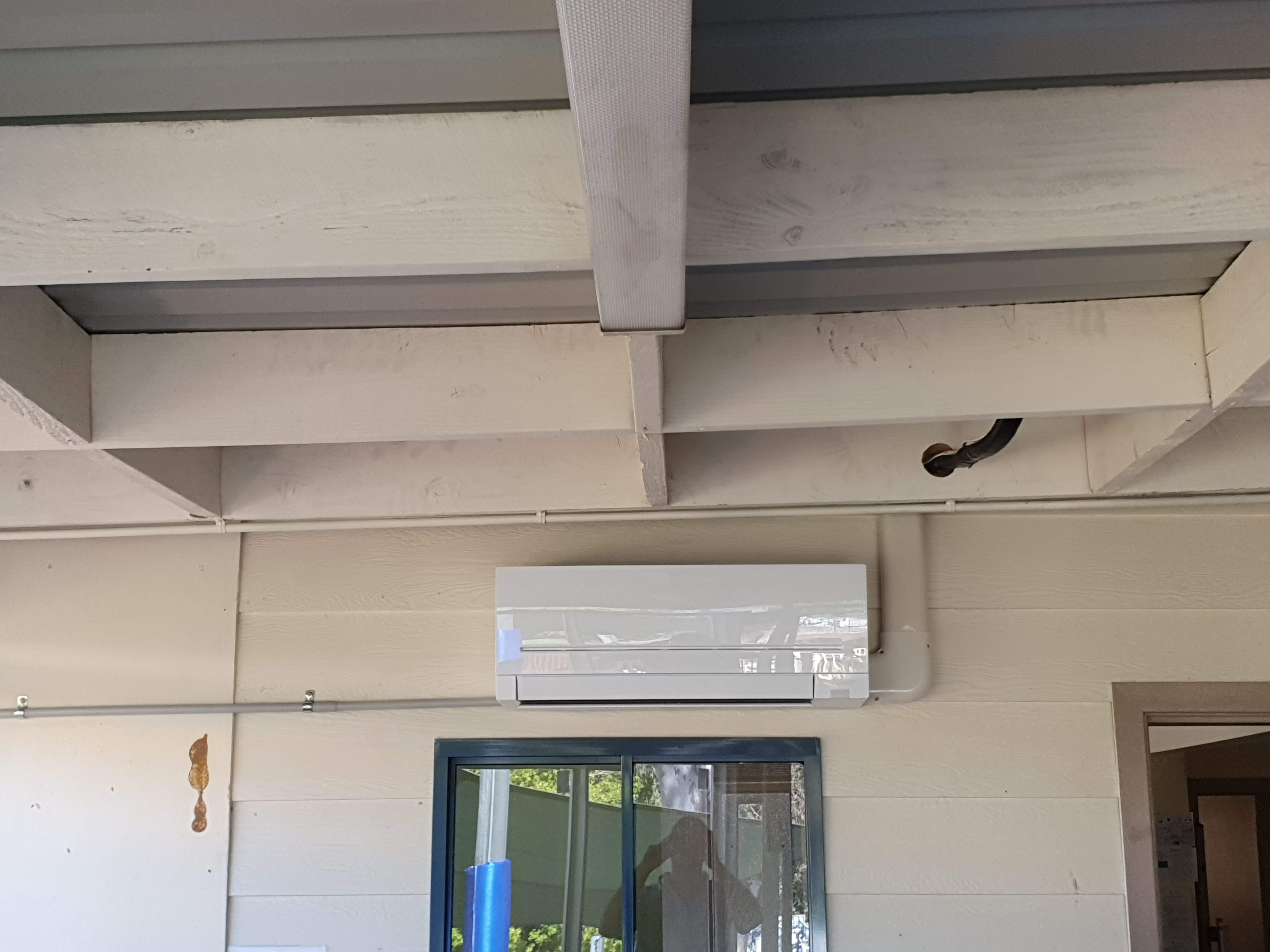The external unit of a split system air conditioning system in Sydney.