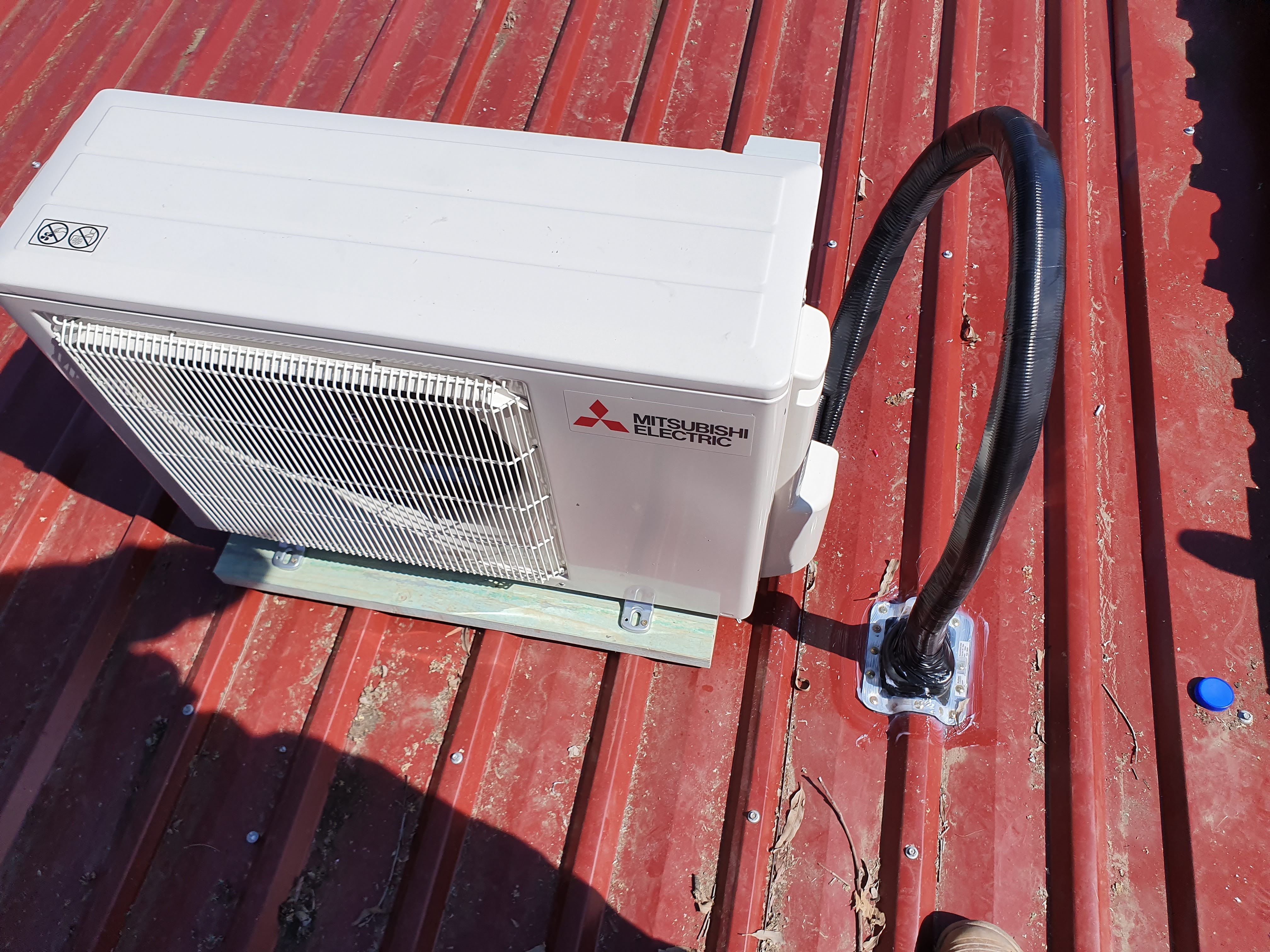 The external unit of a split system air conditioning system in Sydney.
