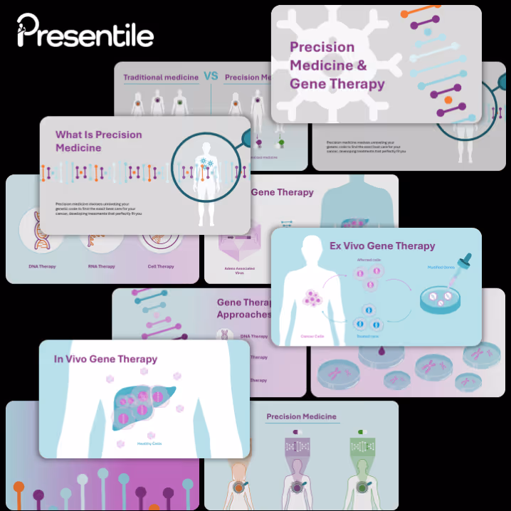 Precision Medicine & Gene Therapy Presentation Design