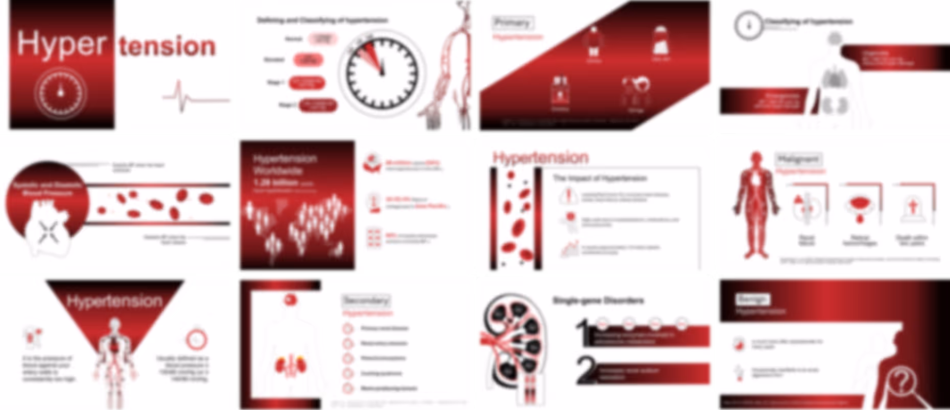 Hypertension PowerPoint presentation design ready to use