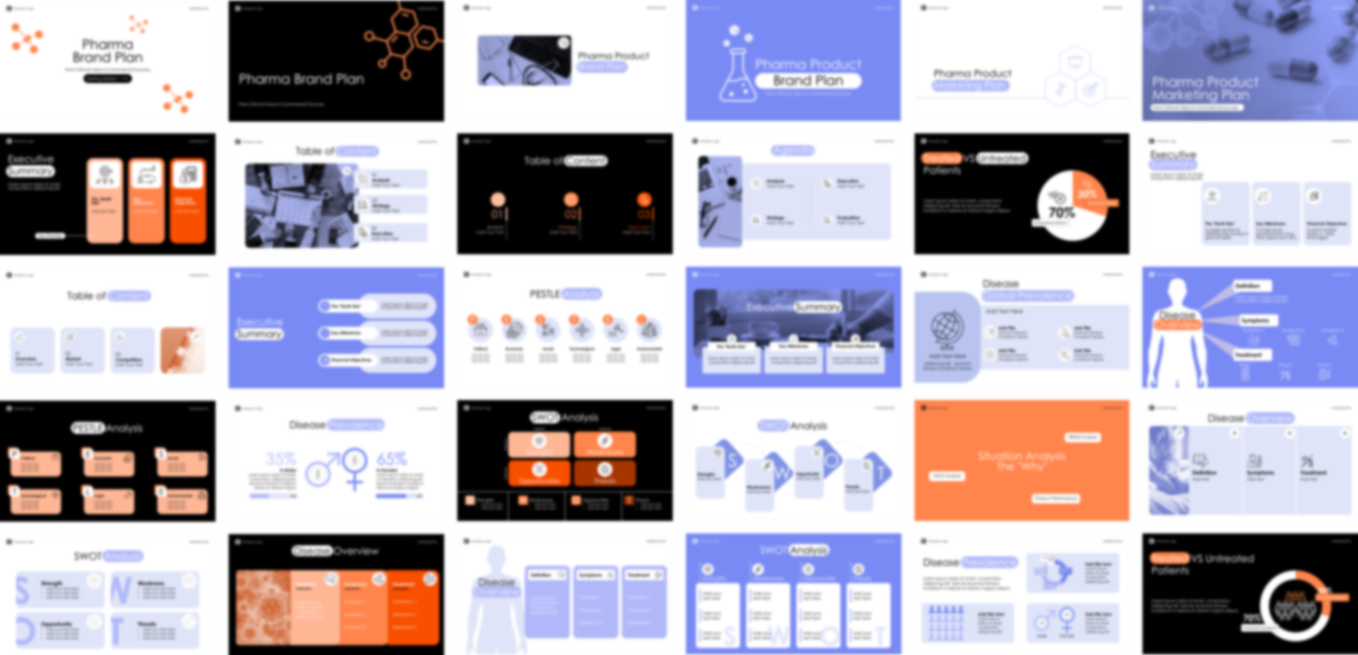 Pharma Marketing Plan presentation template