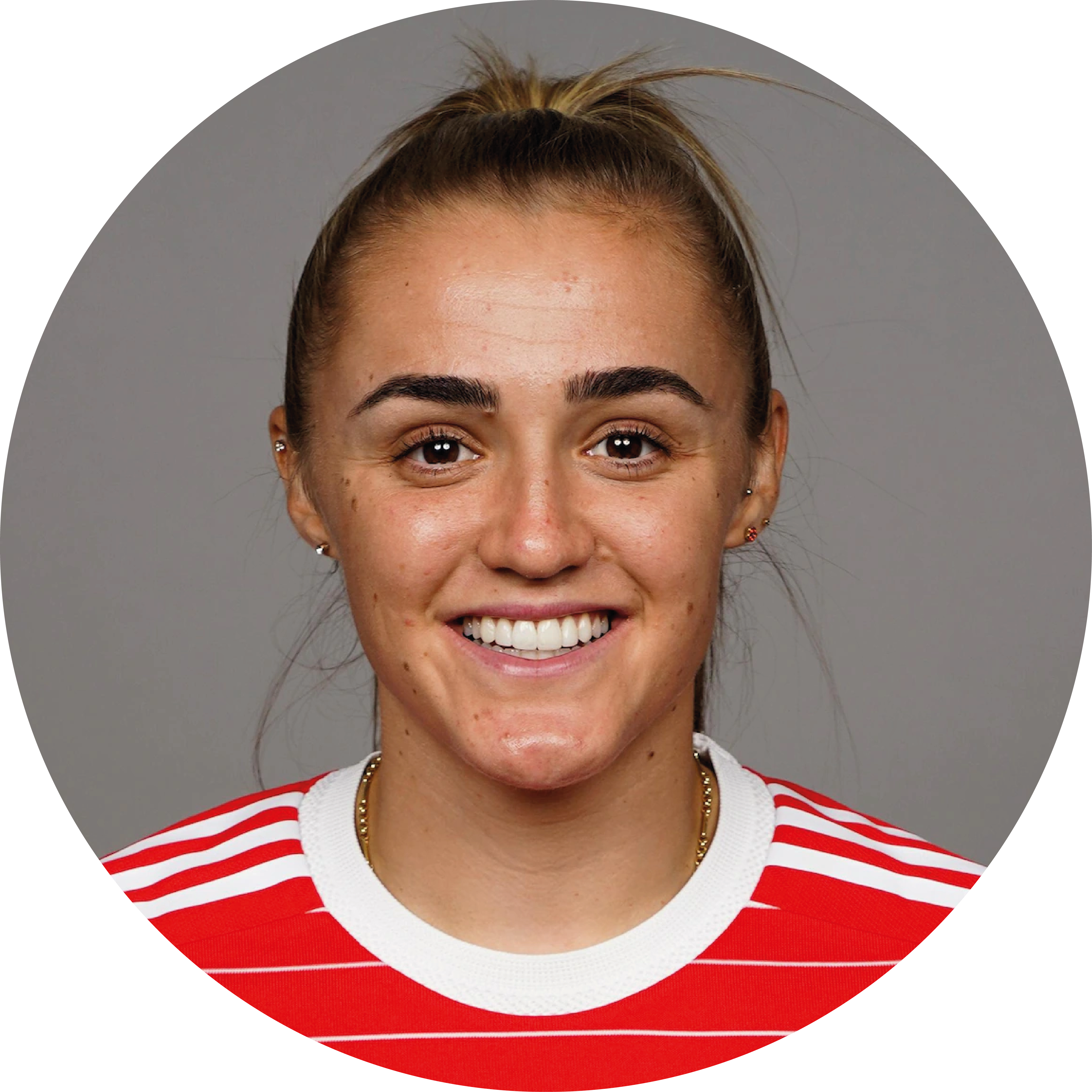Portrait von Georgia Stanway - Spielerin vom FC Bayern München Damenteam