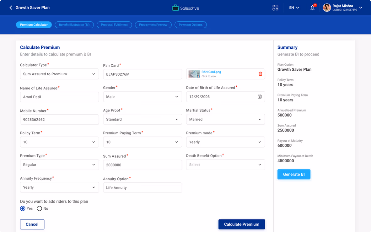 Customer Onboarding