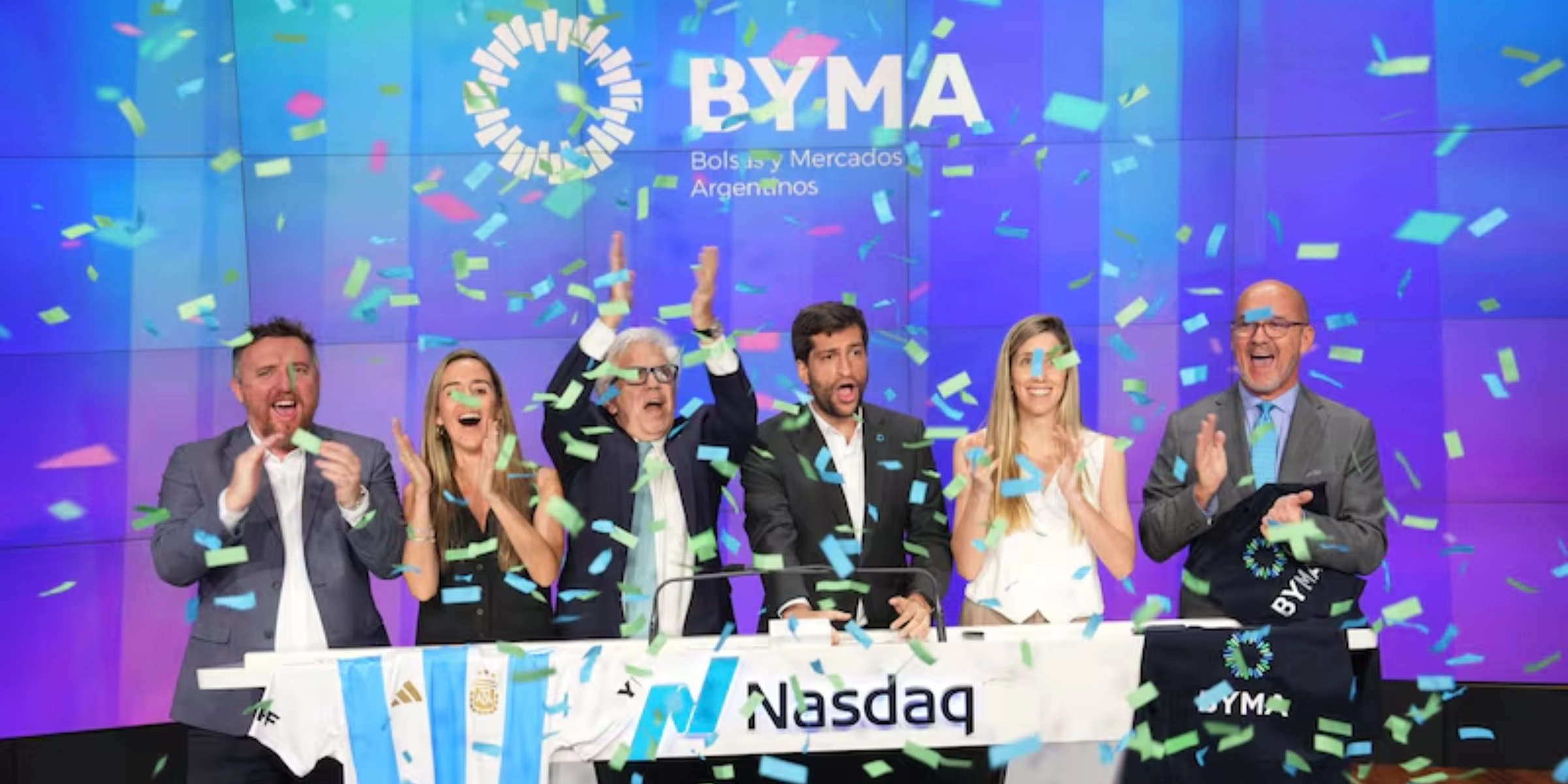 Today BYMA rang the market opening bell at Nasdaq