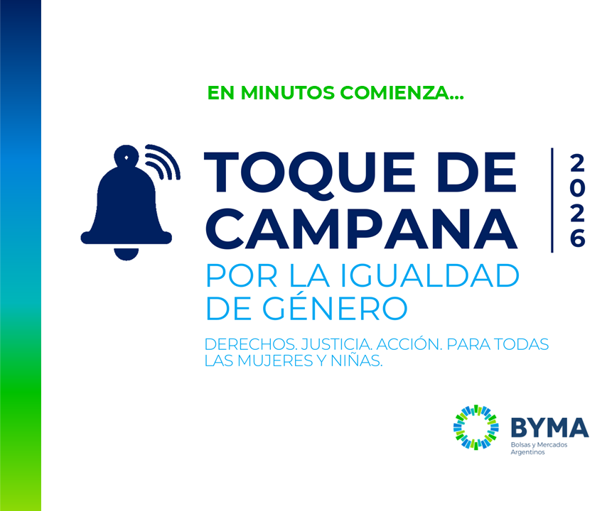 BYMA celebra la 10° edición del Toque de Campana por la Igualdad de Género