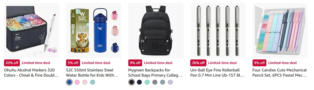 Amazon back to school Laptops & Accessories