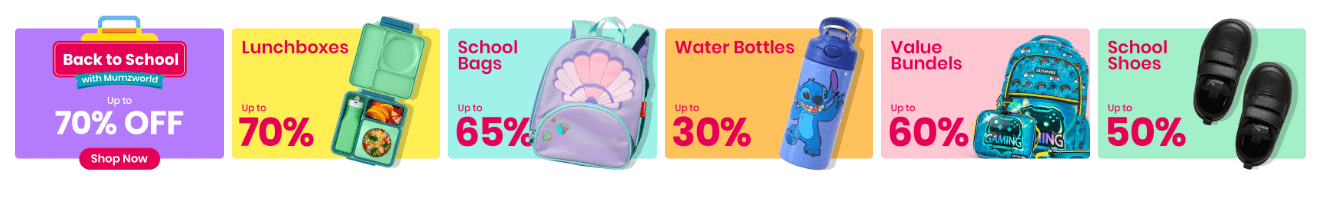 mumzworld back to school sale