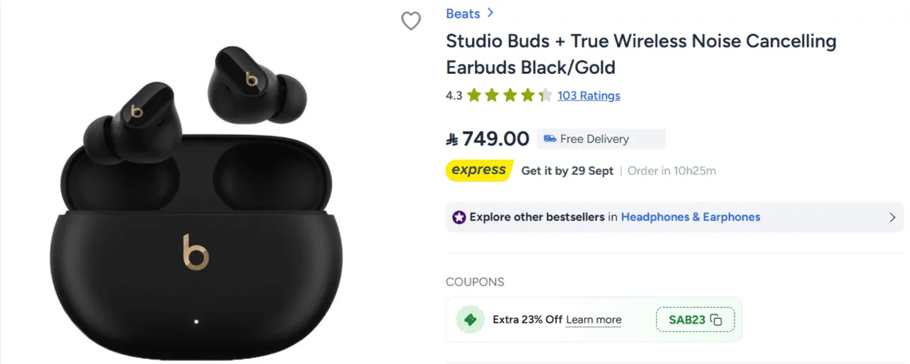 Beats Studio Buds Buds