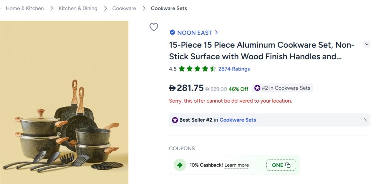 Aluminum Cookware Set Non-Stick