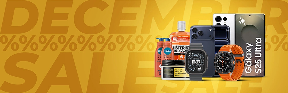 Noon December Offers Special deals up to 80% off this month.