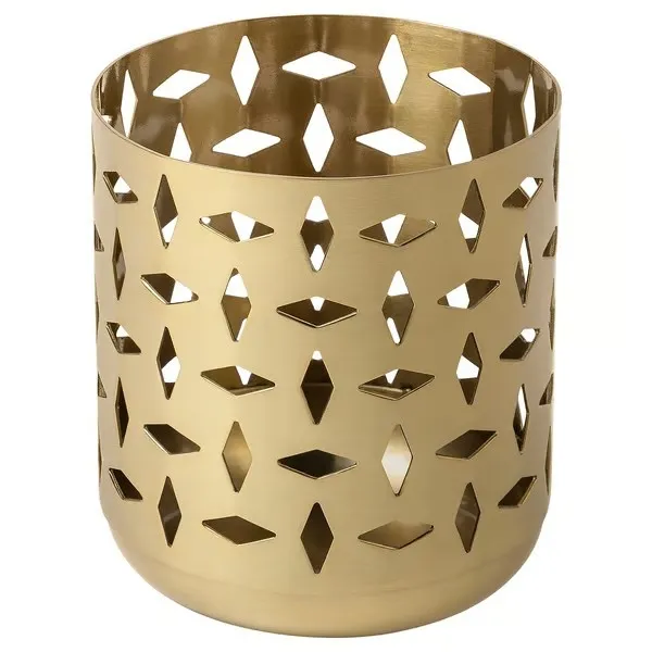 GOKVÄLLÅ Tealight holder, gold-colour