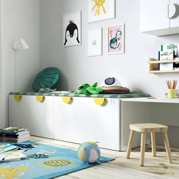 SMÅSTAD Bench with toy storage