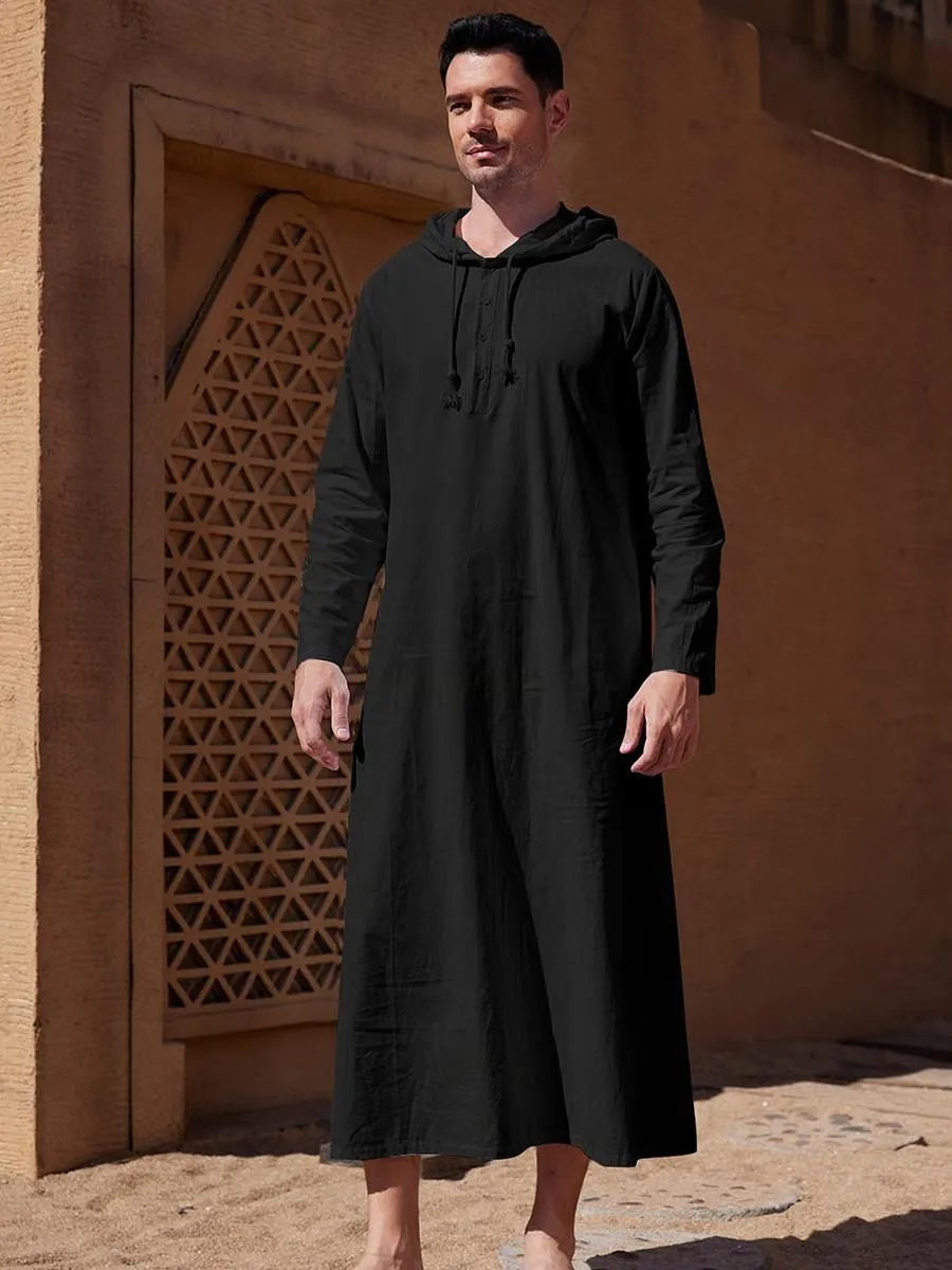 3. Take Two Solid Hooded Robe