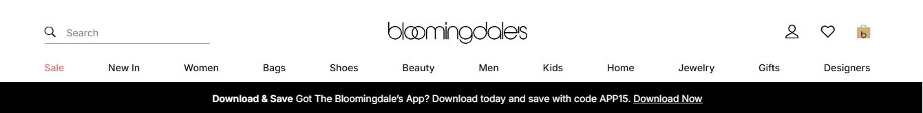 Download the Bloomingdale's UAE App