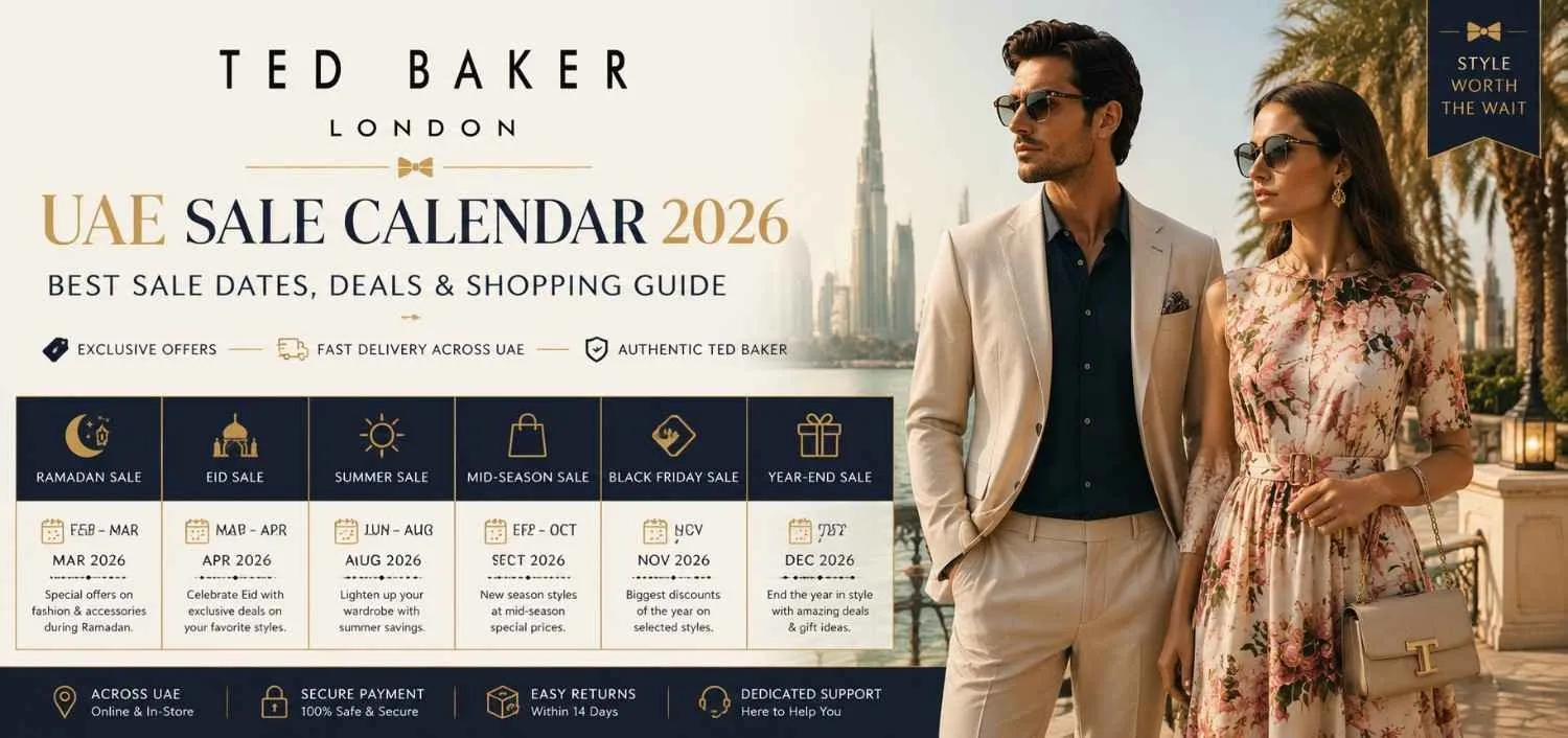 Ted Baker UAE Sale Calendar 2026