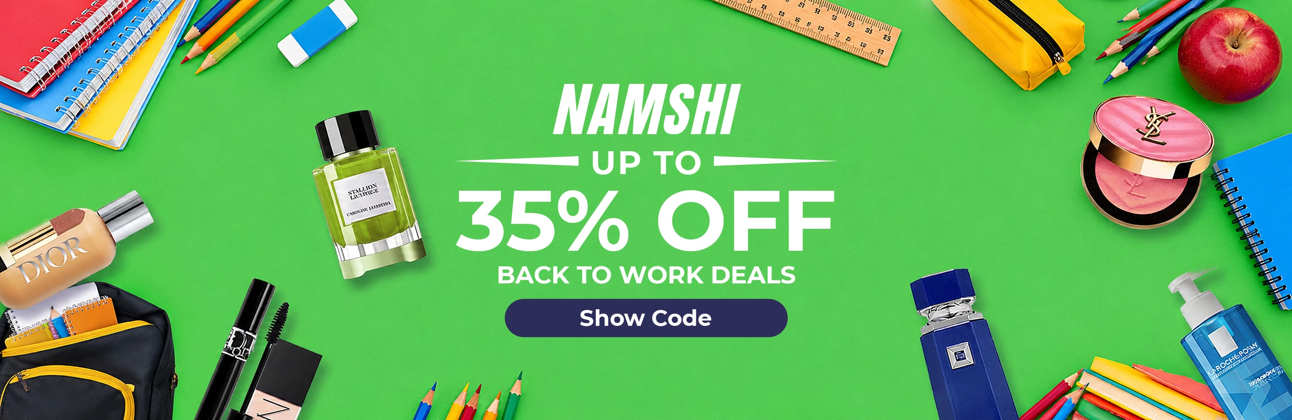Namshi Promo Code: 30%-80% Off + 20% Extra discount
