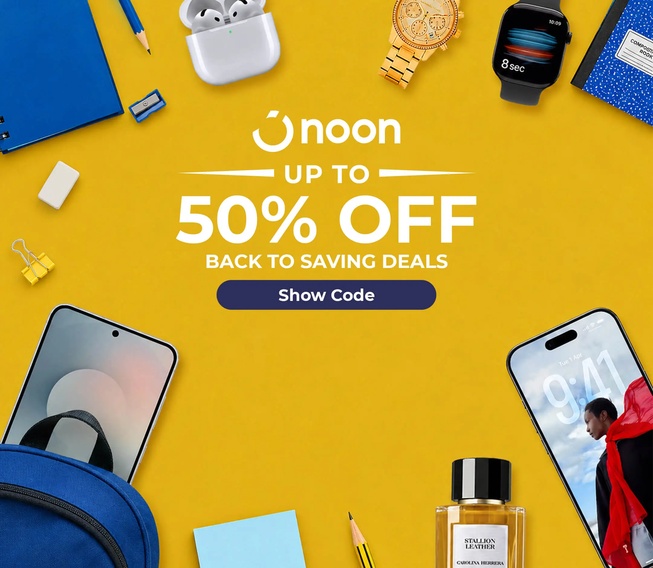 Noon Discount Code: Upto 70% Off + 10% Extra Cashback