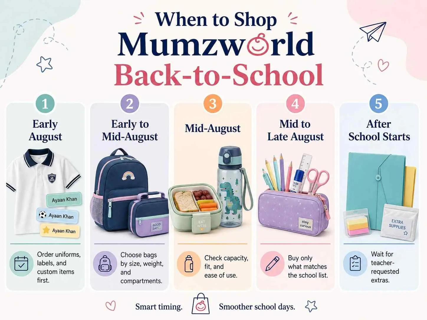 Mumzworld back to school deals