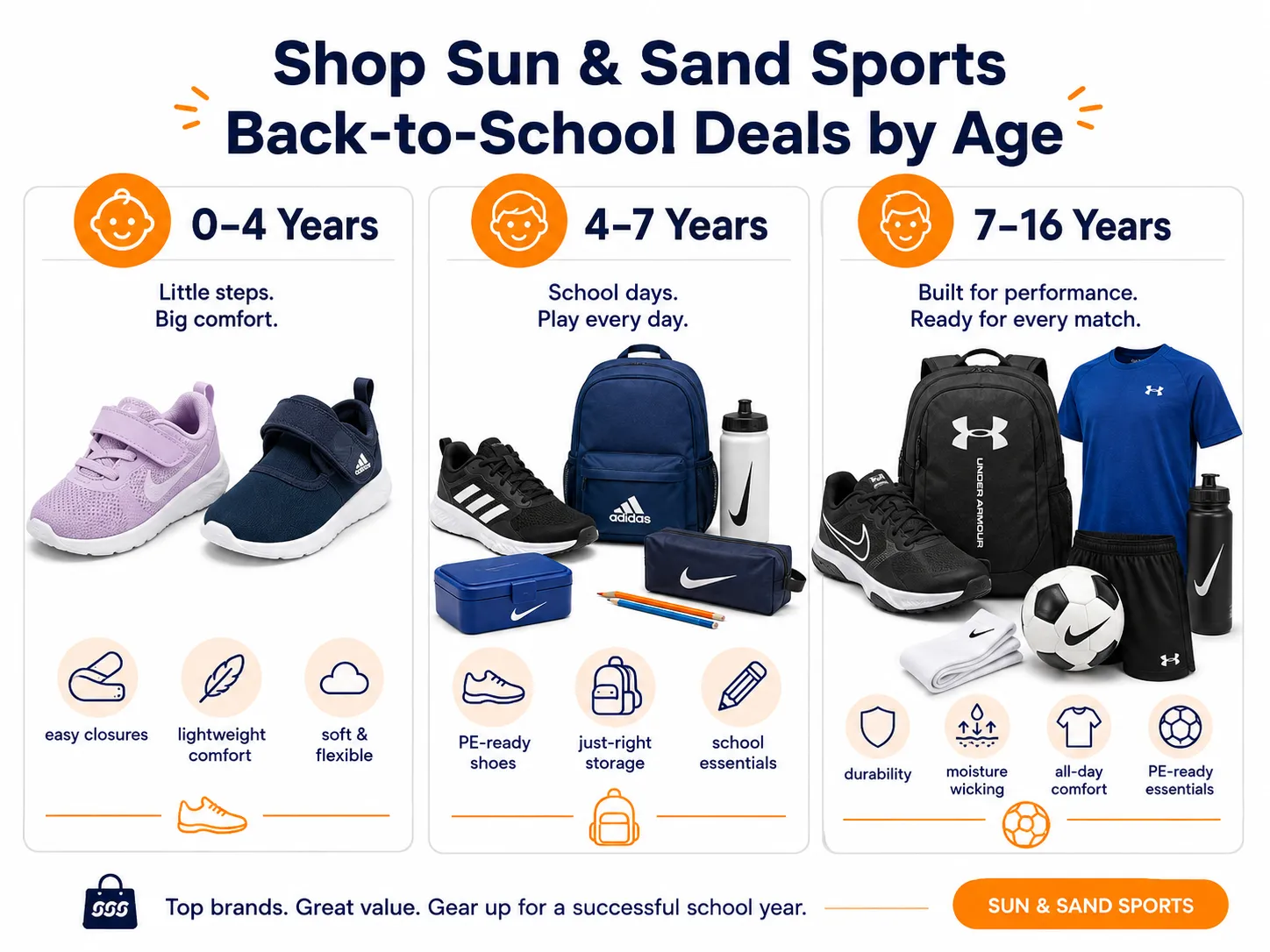 Sun & Sand Sports school sale UAE