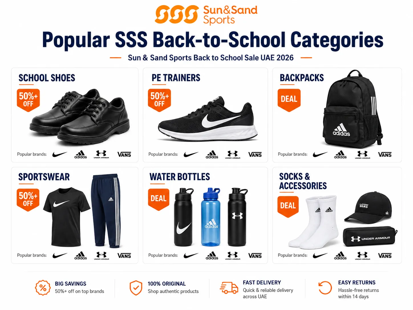 Sun and Sand back to school offers