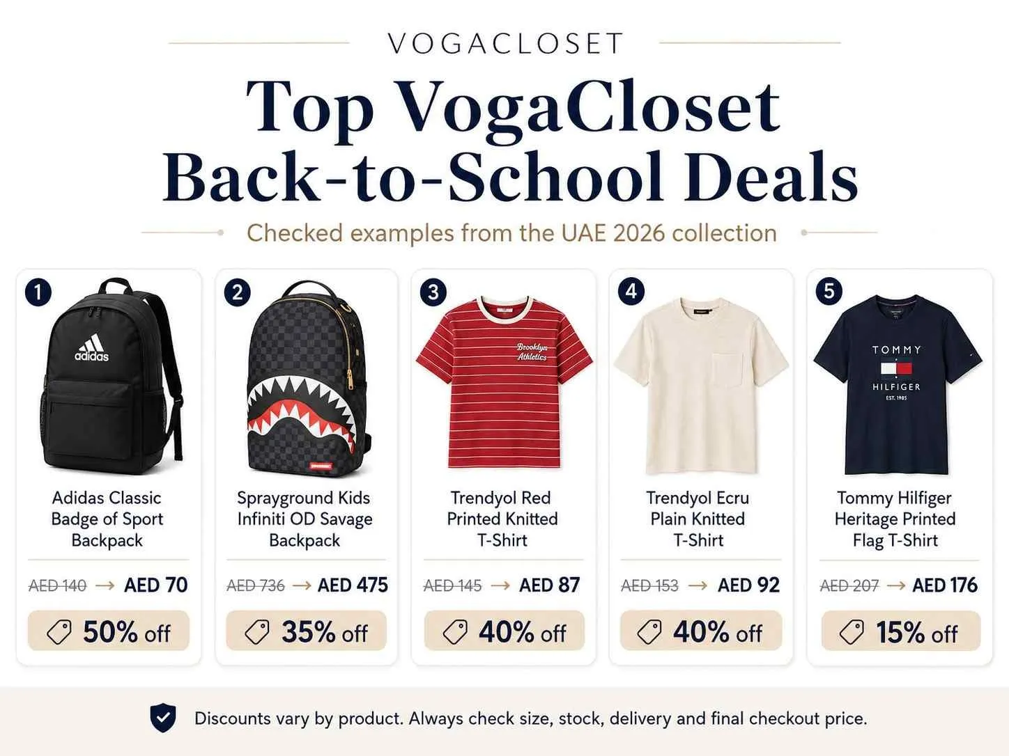VogaCloset school collection