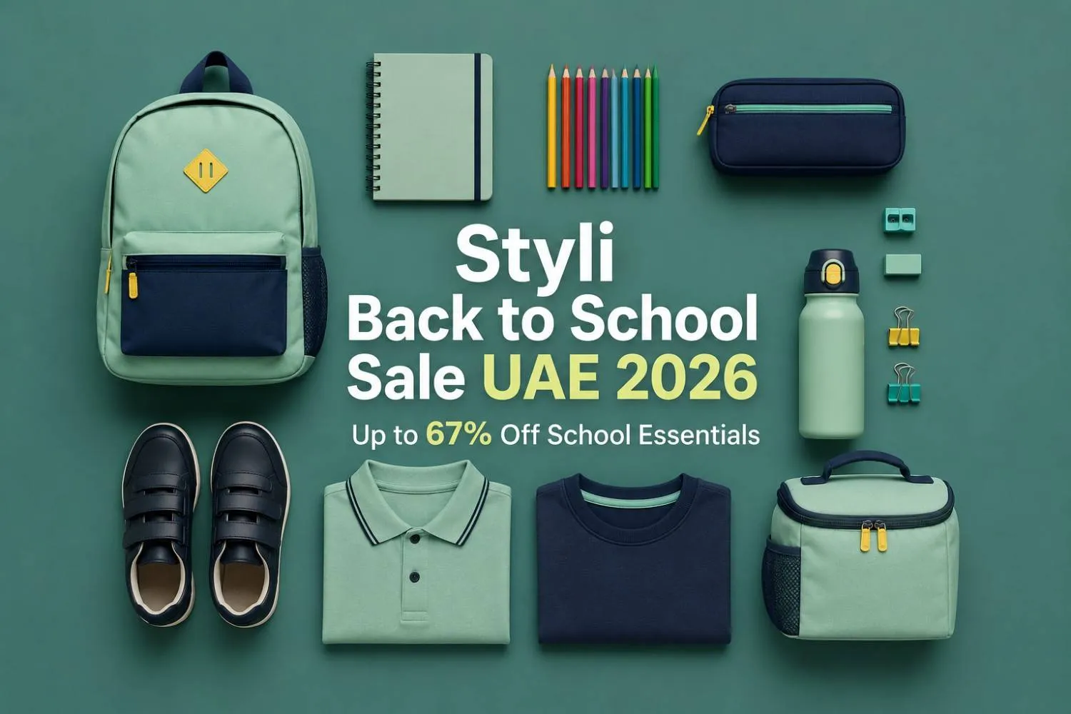 Styli Back to School Sale UAE 2026: Up to 67% Off Checked School Essentials