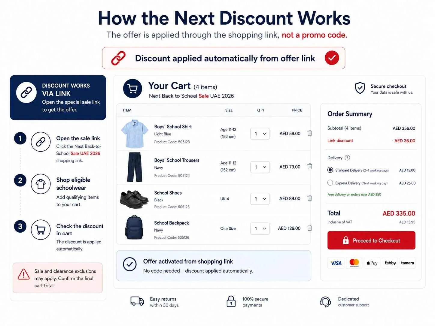 back to school promotions UAE