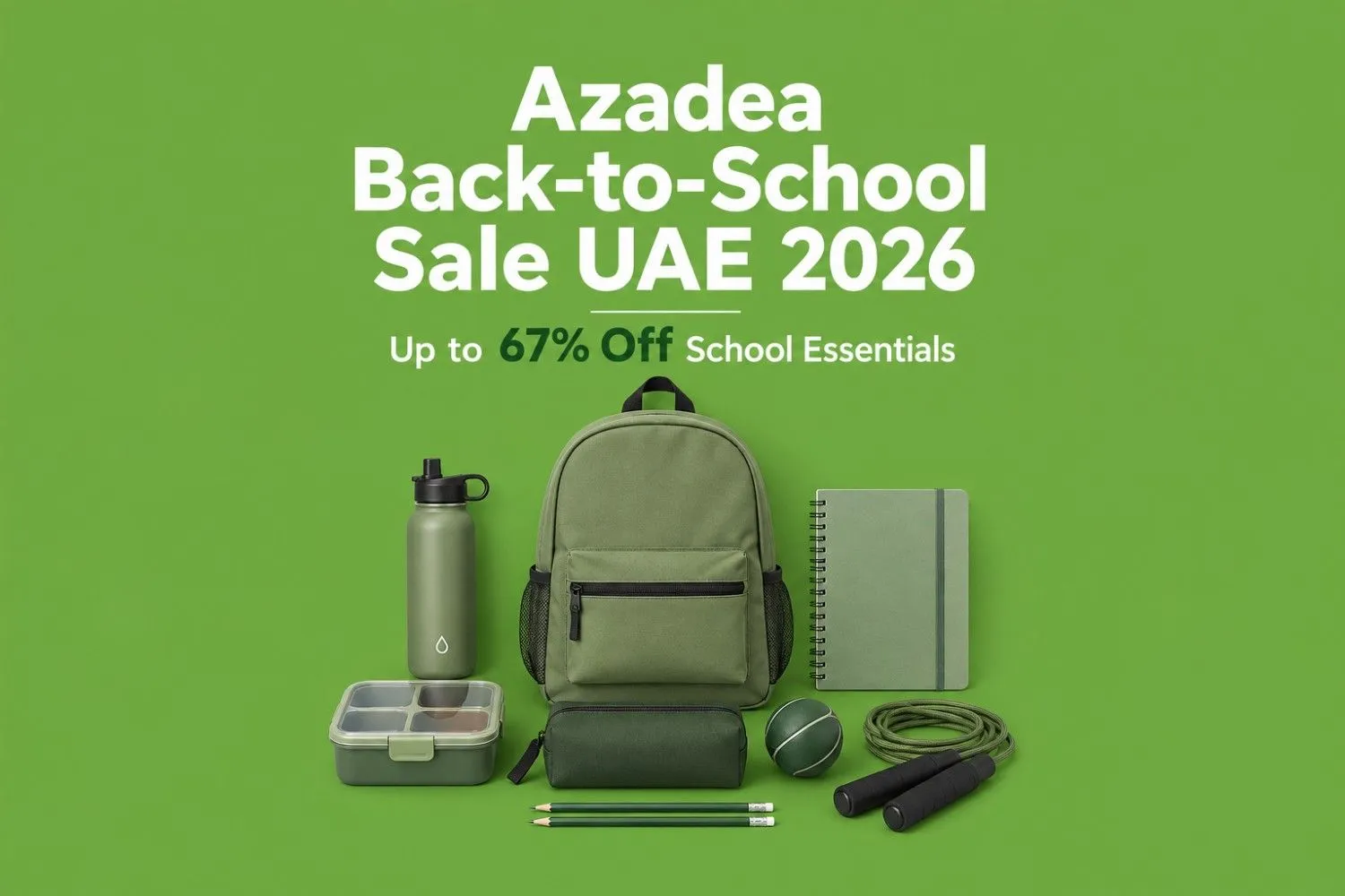 Azadea Back to School Sale UAE 2026: Up to 67% Off Checked School Essentials