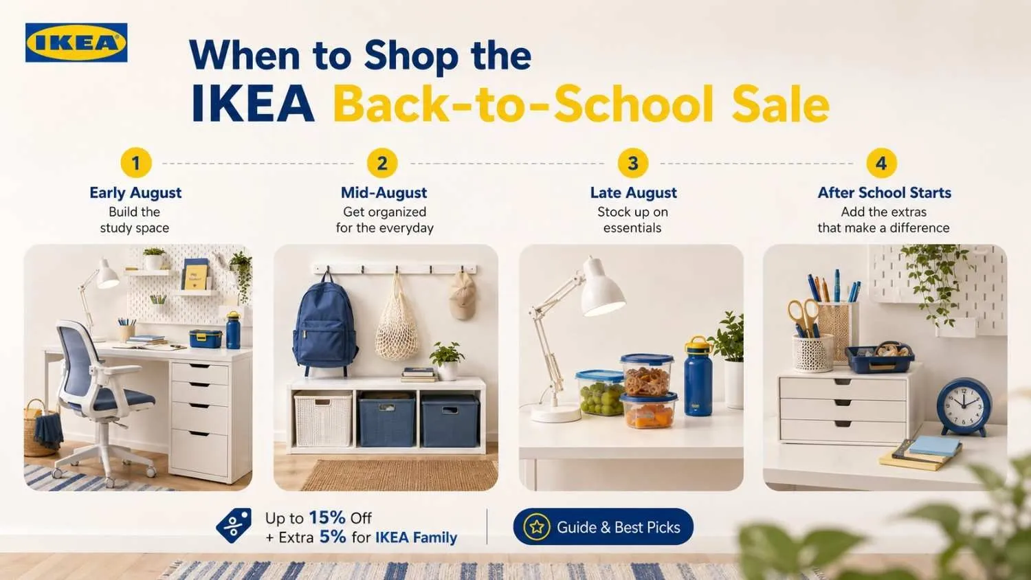 When Should You Shop the IKEA Back-to-School Sale