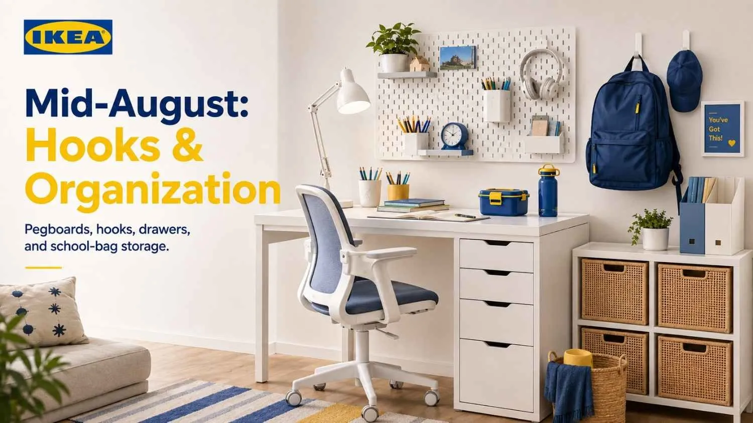 Mid-August: Buy Hooks, Storage and Organisation Products