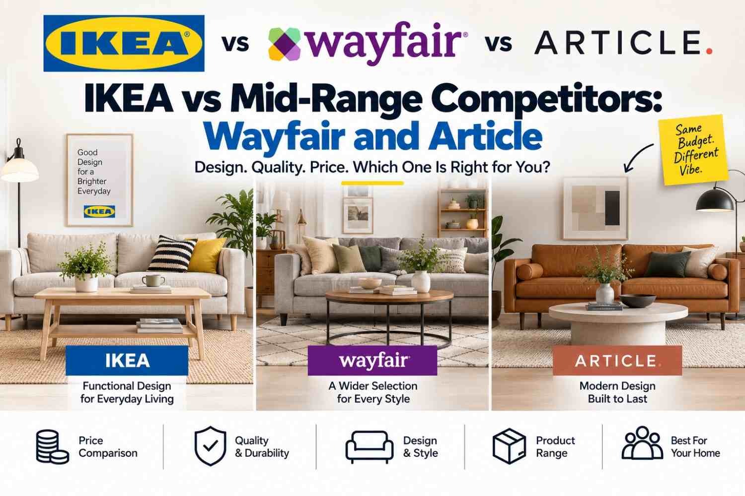 IKEA vs Wayfair and Article
