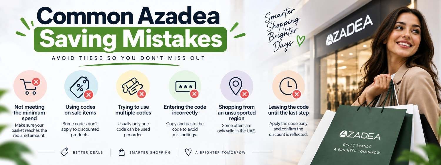 Common Azadea Saving Mistakes