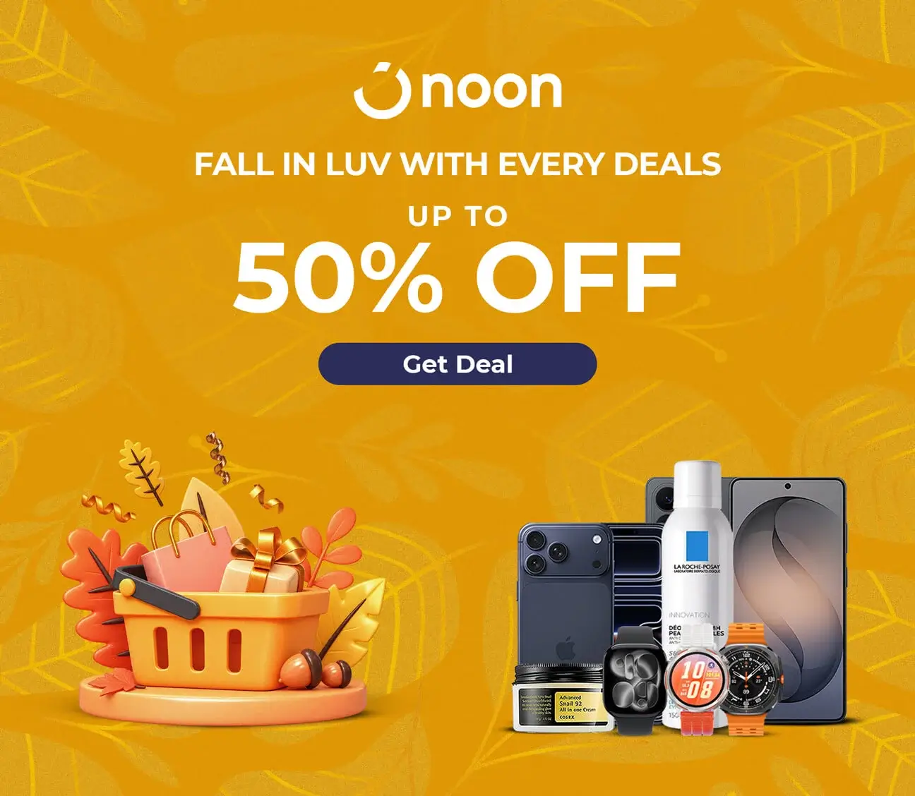 Noon Discount Code: Up to 70% Off + 10% Extra Cashback