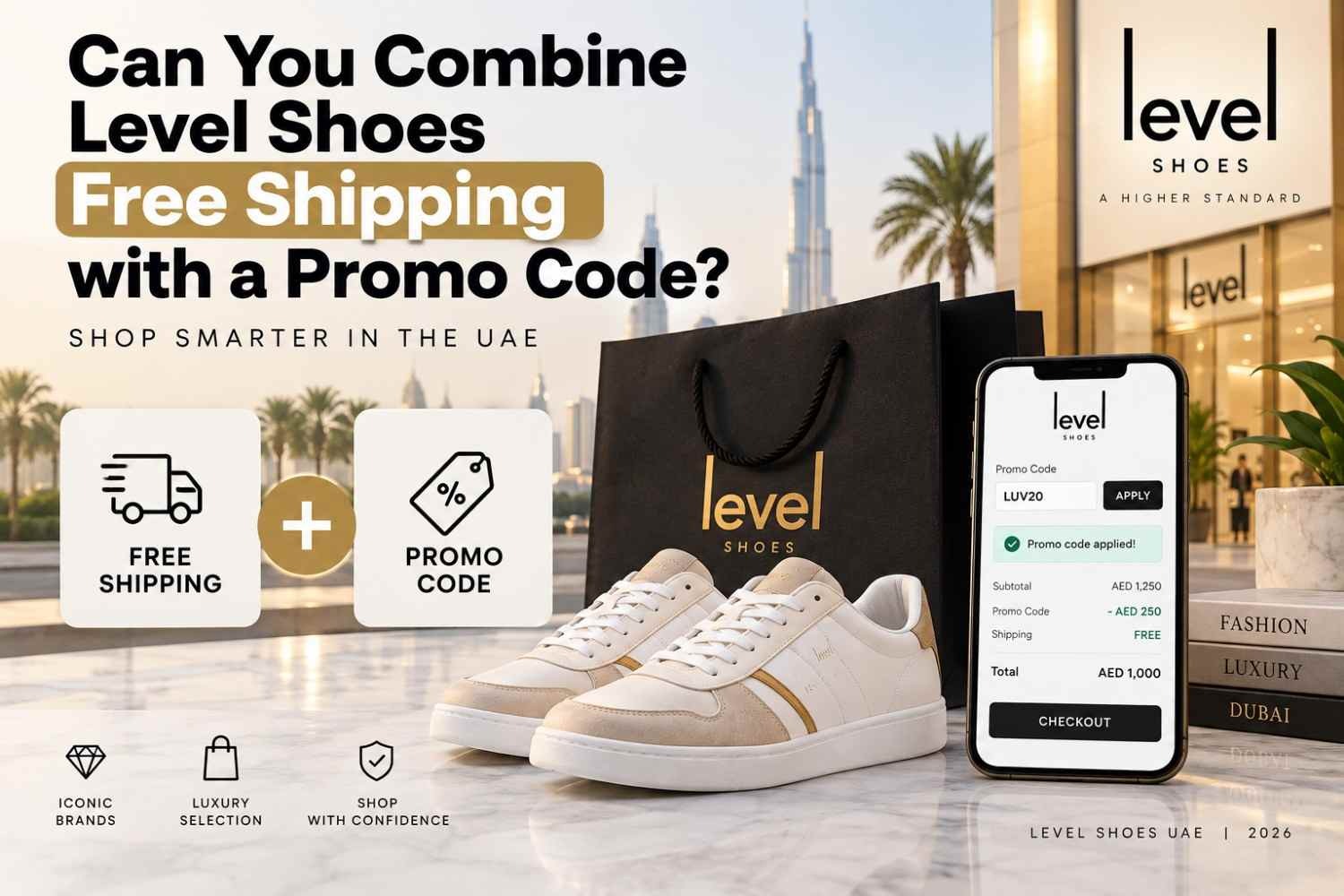 Can You Combine Level Shoes Free Shipping with a Promo Code