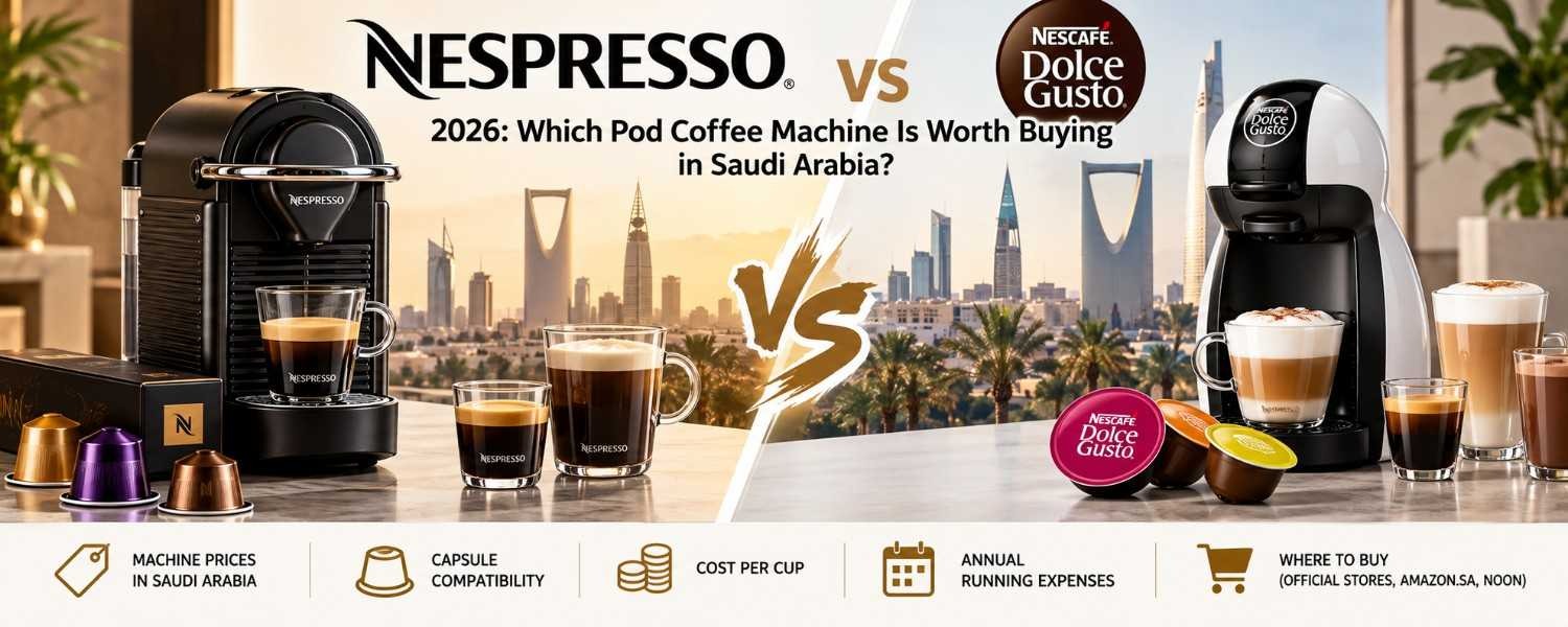Nespresso vs Dolce Gusto in Saudi Arabia