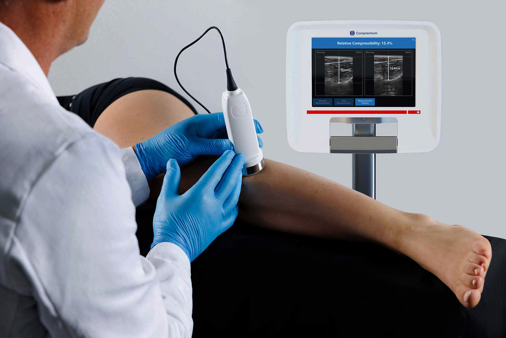 Compremium Quantis ST - The new solution to quantify soft tissue. Bringing non-invasive, objective, standardized measurement to every stage of ortho trauma care.