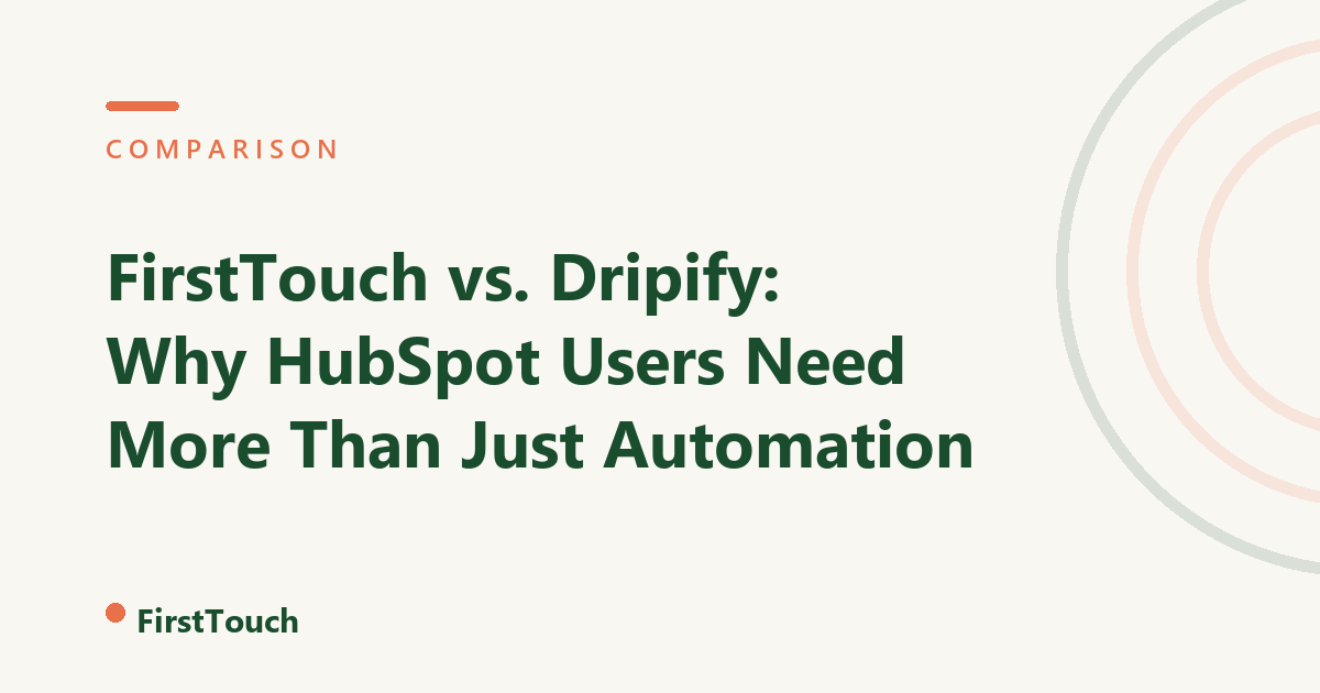 FirstTouch vs. Dripify blog cover