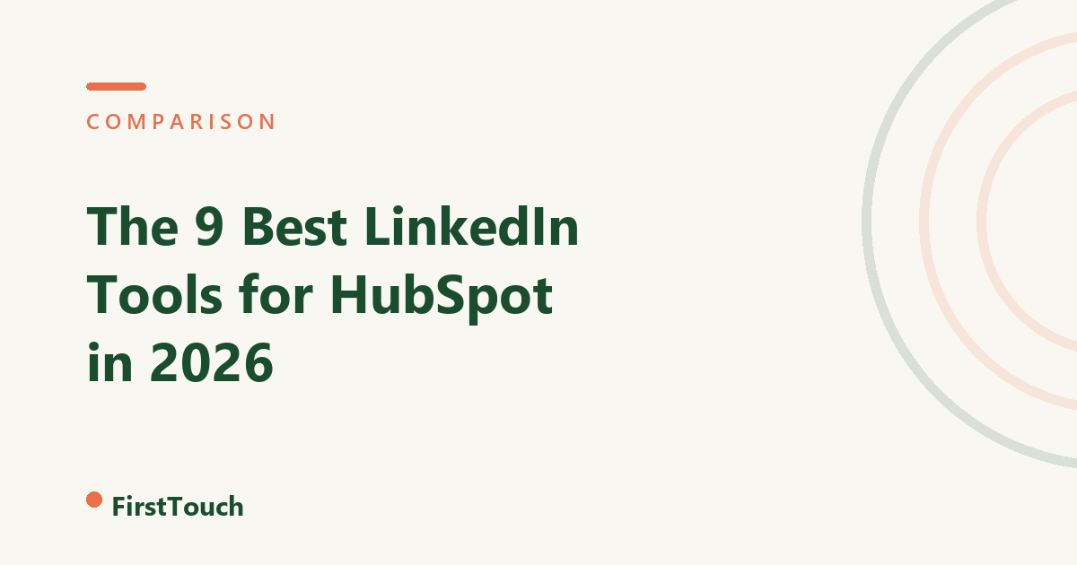 The 9 best LinkedIn tools for HubSpot in 2026 blog cover
