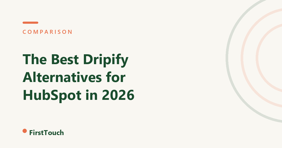 The best Dripify alternatives for HubSpot in 2026 blog cover