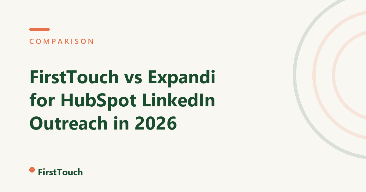 FirstTouch vs Expandi blog cover